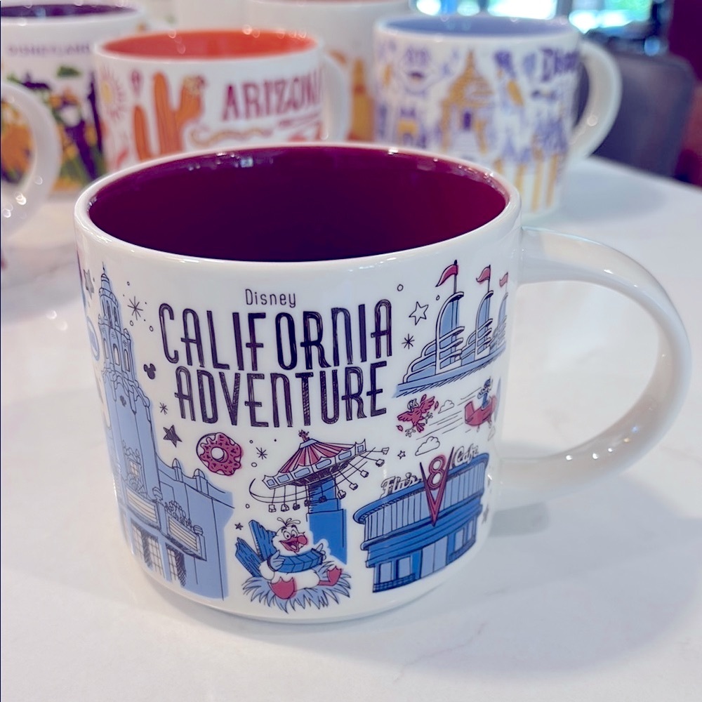 STARBUCKS BEEN THERE SERIES DISNEYLAND CALIFORNIA ADVENTURE MUG ❤️🤎💙